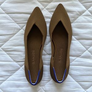 Rothy’s Pointer Toe Flat, Driftwood Size 7